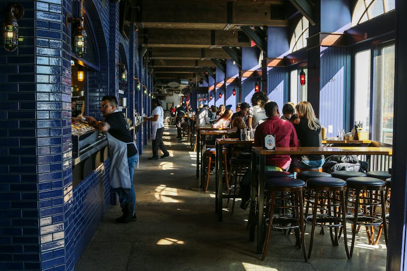Hangry Joe's restaurant interior — warm, vibrant, welcoming