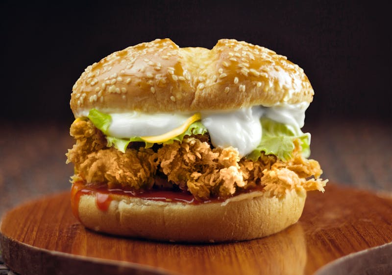 Signature Hangry Joe's hot chicken sandwich
